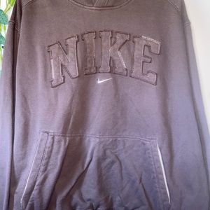 vintage nike spellout hoodie